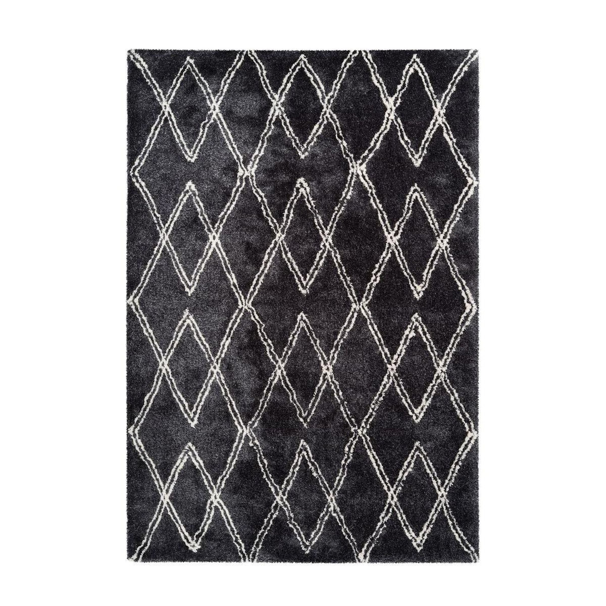 Paris Prix Tapis Tissé Géométrique  Orlando  Anthracite