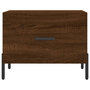 Voir la diapositive 5 : VIDAXL Table basse Chene marron 50x50x40 cm Bois d'ingenierie