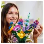 LEGO Icons 10313 Bouquet de fleurs sauvages,  Plantes Artificielles avec Coquelicots et Lavande, Activité Manuelle pour Adultes, Cadeau, Botanical Collection