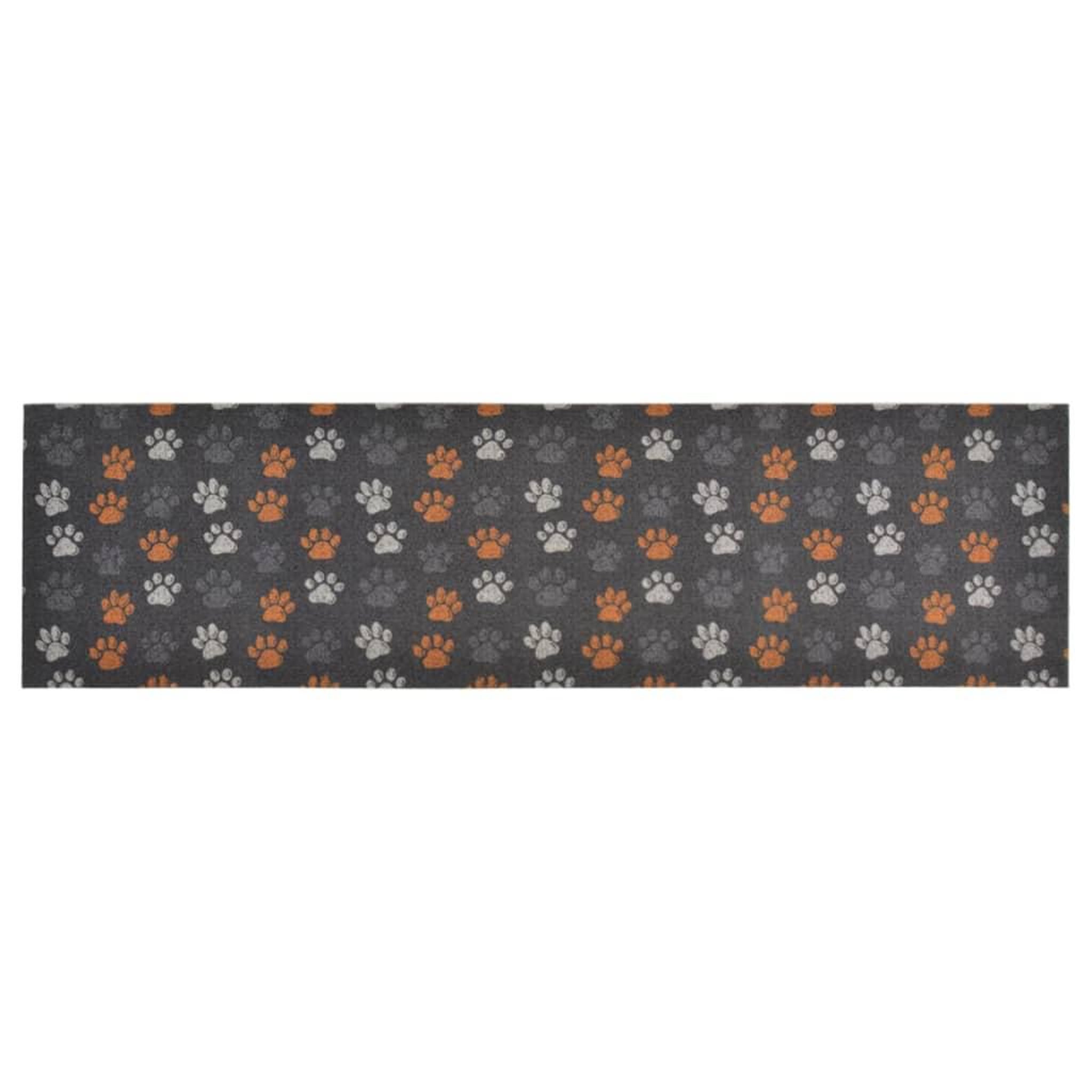 Voir la diapositive 2 : VIDAXL Tapis de cuisine lavable impression de pattes 45x150 cm velours