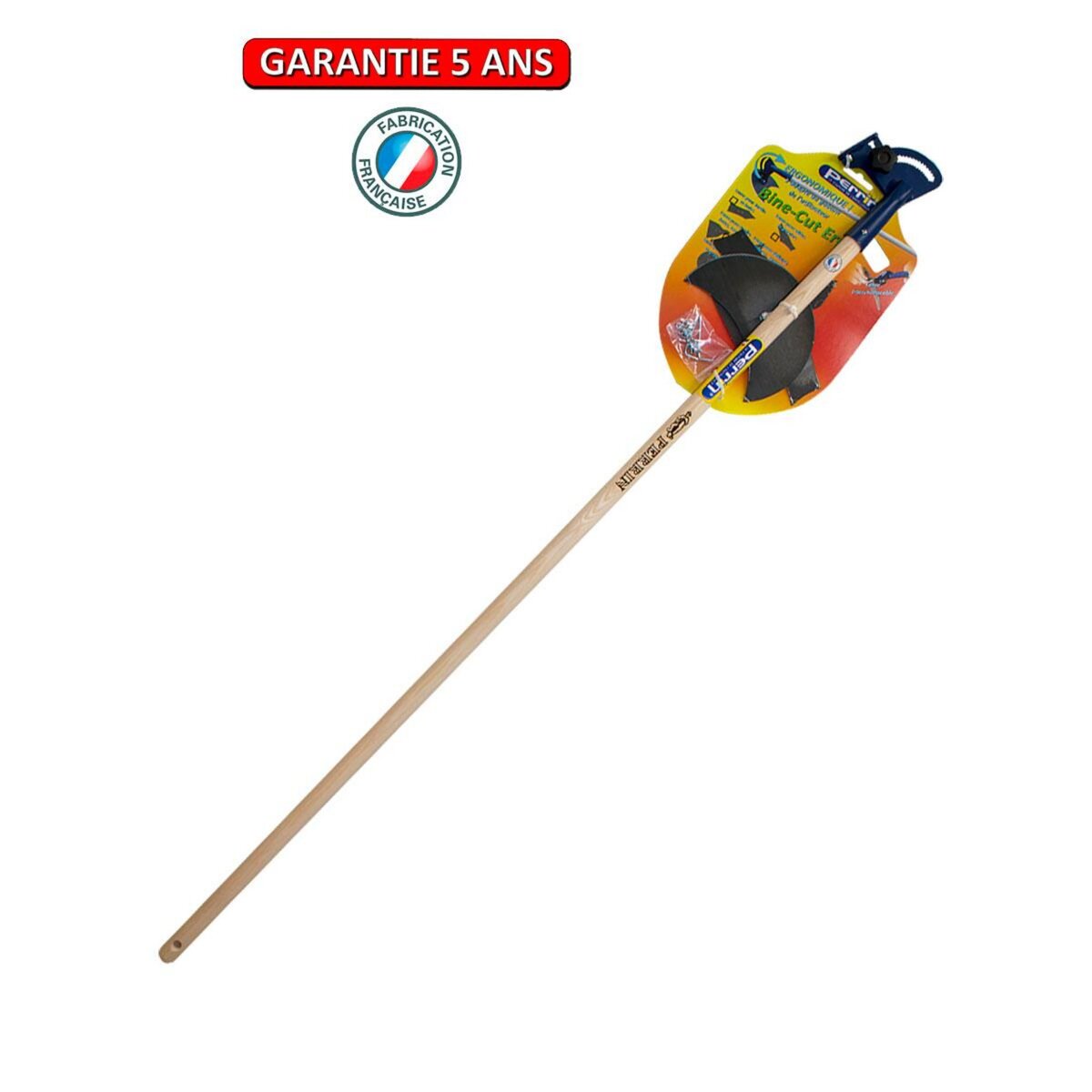 OUTILS PERRIN Ratissoire demi lune désherbeur avec manche - 1.65 m