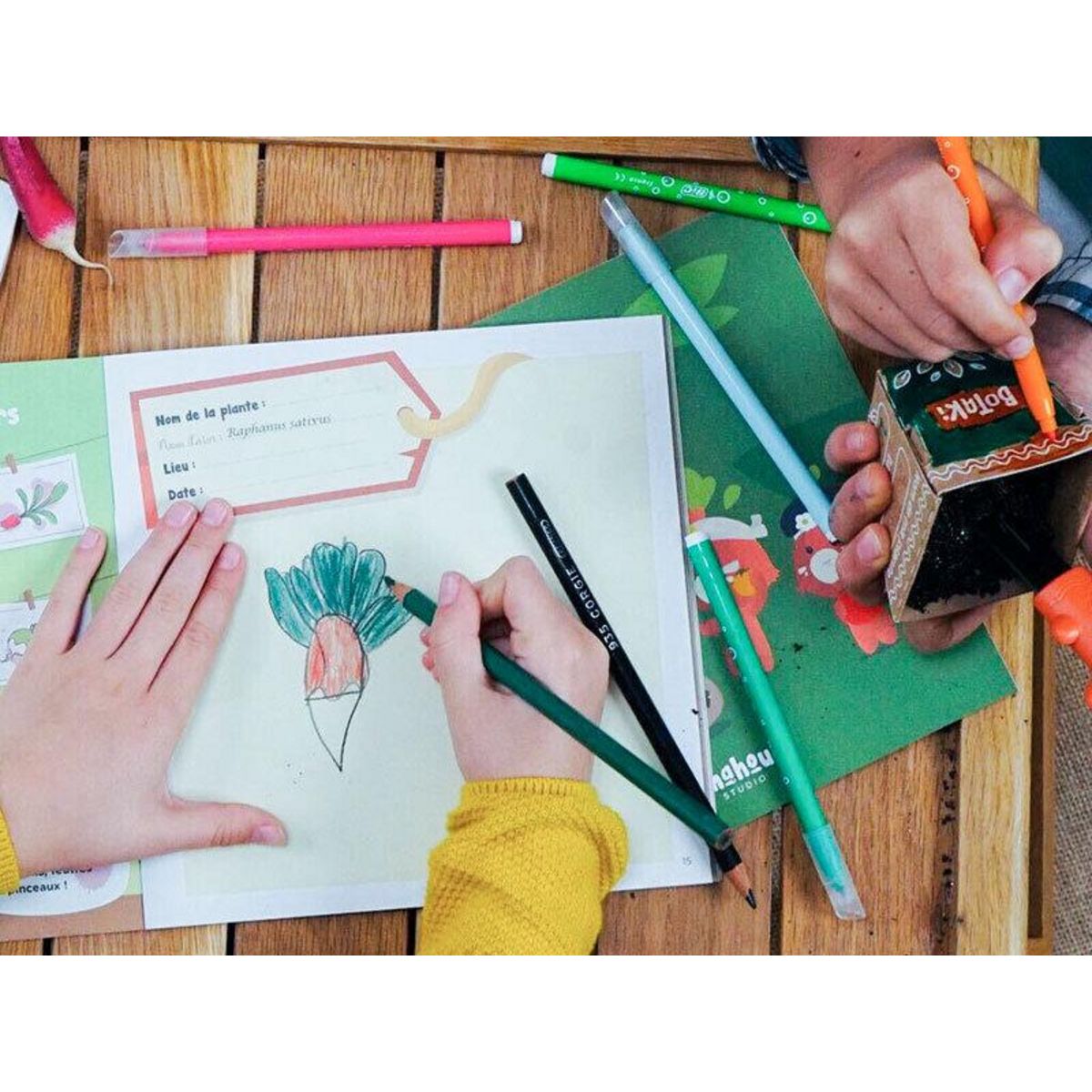 Smartbox Kit activité nature et créative pour enfant avec semis à planter - Coffret Cadeau Sport & Aventure