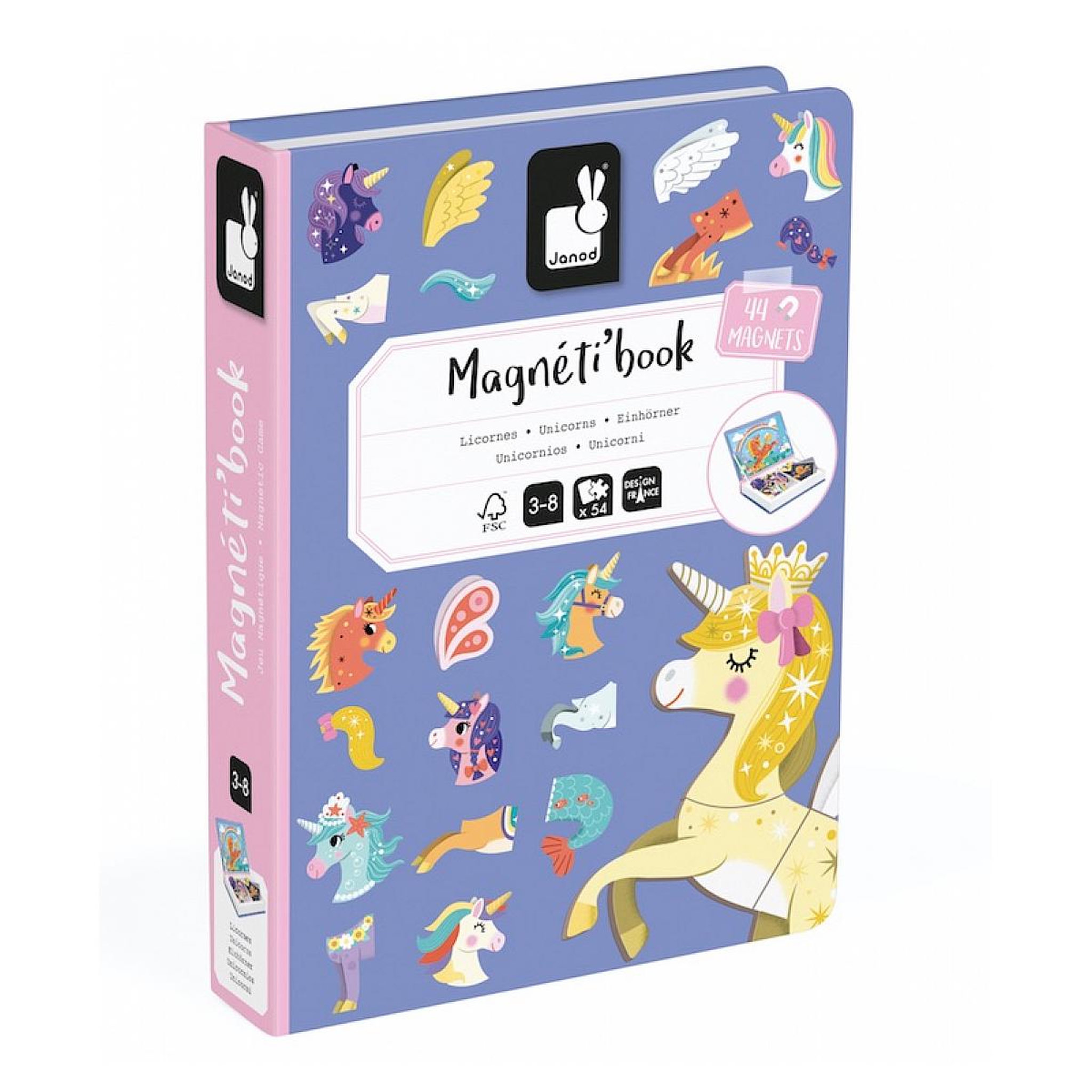 JANOD Magneti book Les licornes