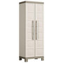 Voir la diapositive 1 : Keter Keter Armoire de rangement a etageres Excellence Beige et taupe 182 cm