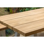 Voir la diapositive 3 : JARDILINE Table de jardin - 6/10 places - Aluminium/Bois - Blanc - SEYCHELLES