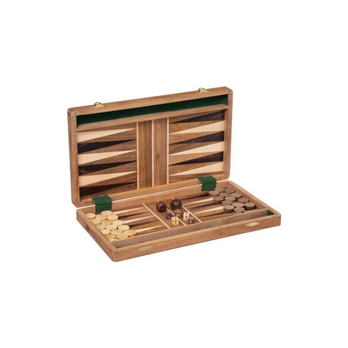 ATMOSPHERA Jeu Backgamon Déco  Bois d'Acacia  41cm Marron