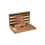 ATMOSPHERA Jeu Backgamon Déco  Bois d'Acacia  41cm Marron