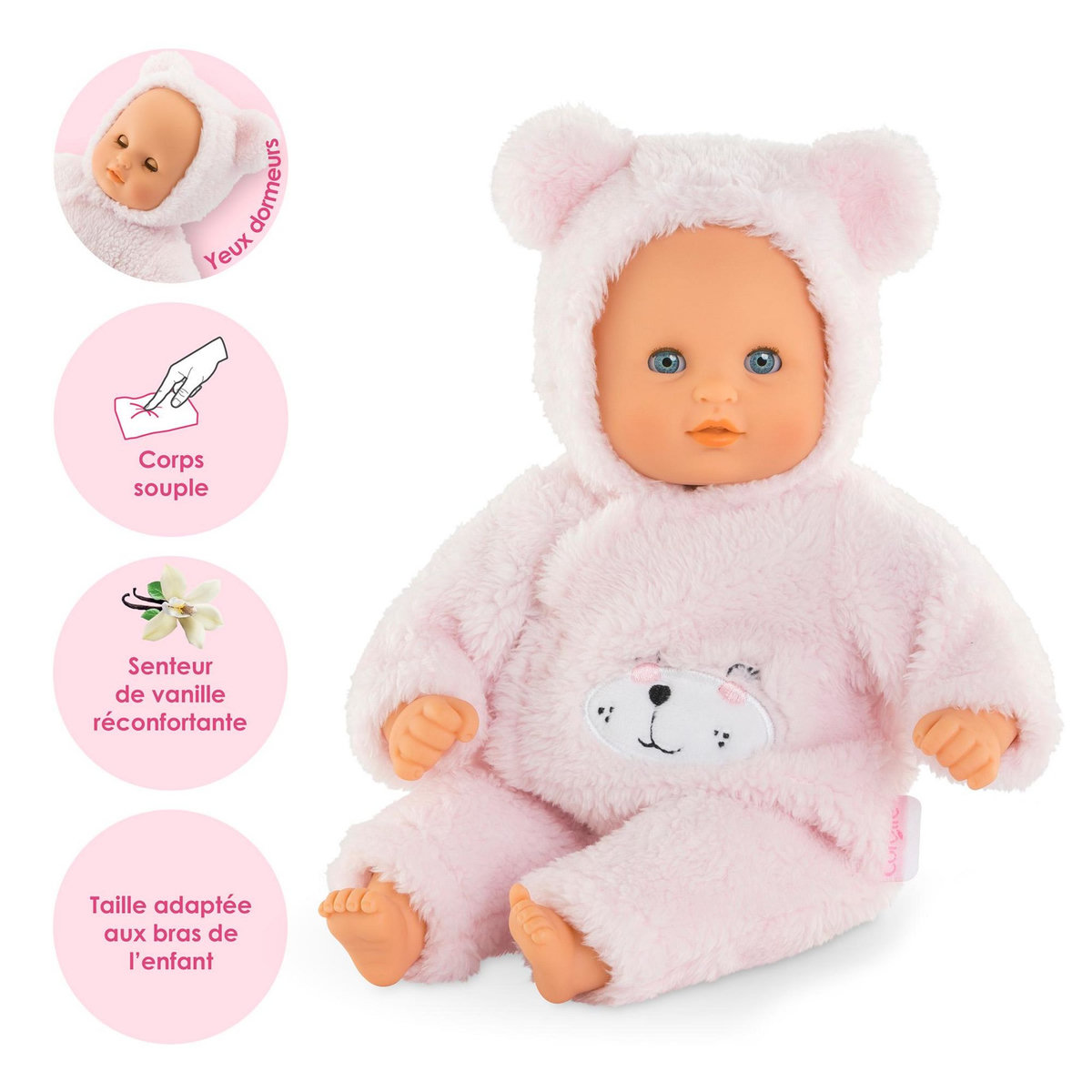 Corolle Poupon Bébé Calin Ourson d'Amour