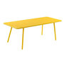 Voir la diapositive 1 : CONCEPT USINE Table de jardin 8-10 places 200cm jaune BERGAME