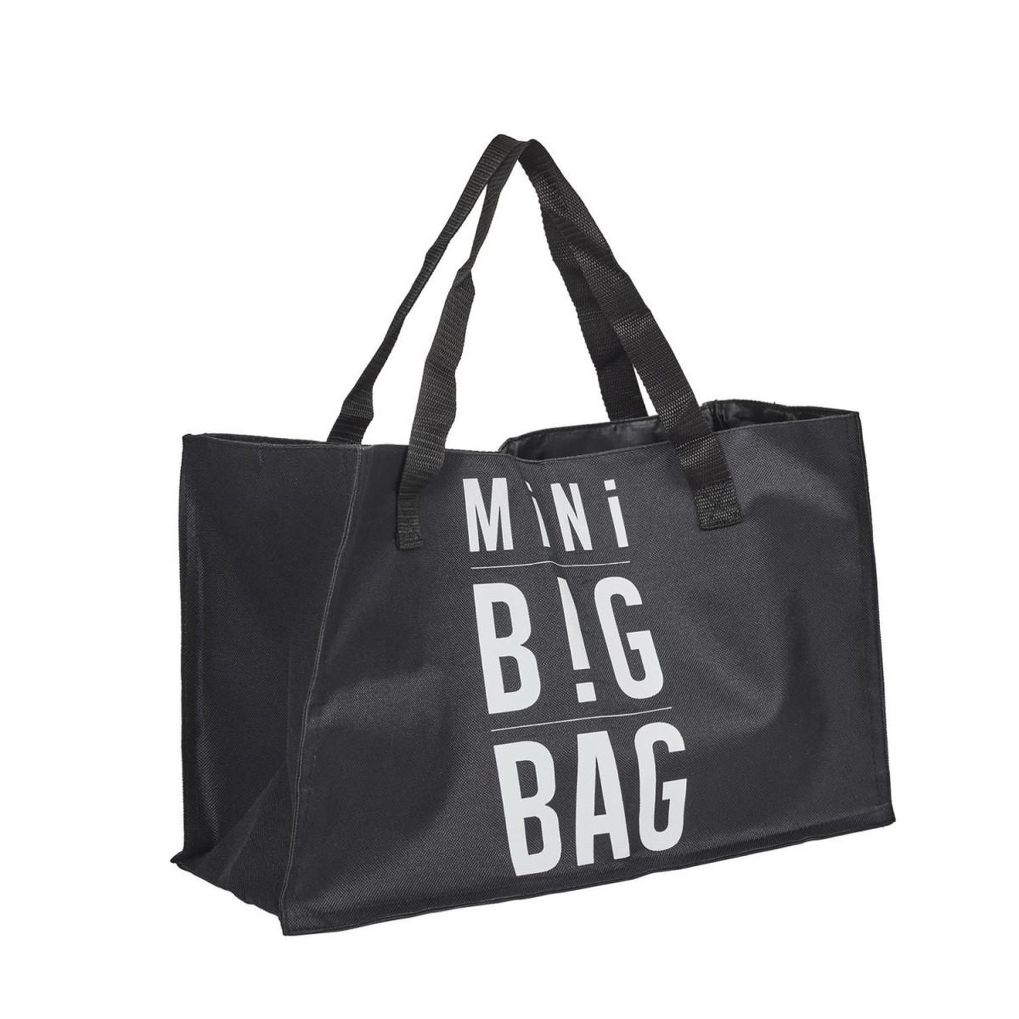 Voir la diapositive 1 : Entre temps Sac de Shopping  Extensible  42cm Noir