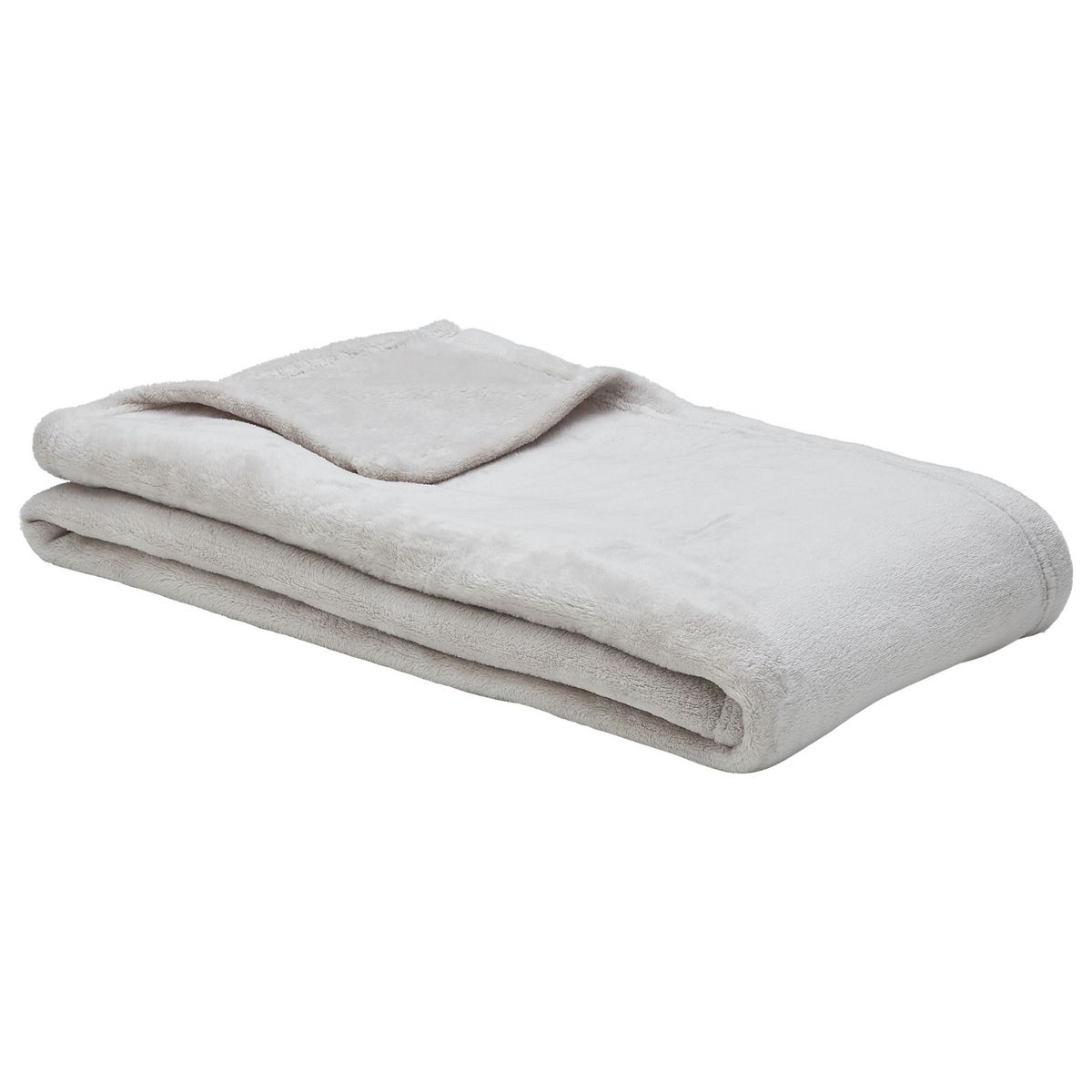 ACTUEL Plaid uni en polyester VELVET