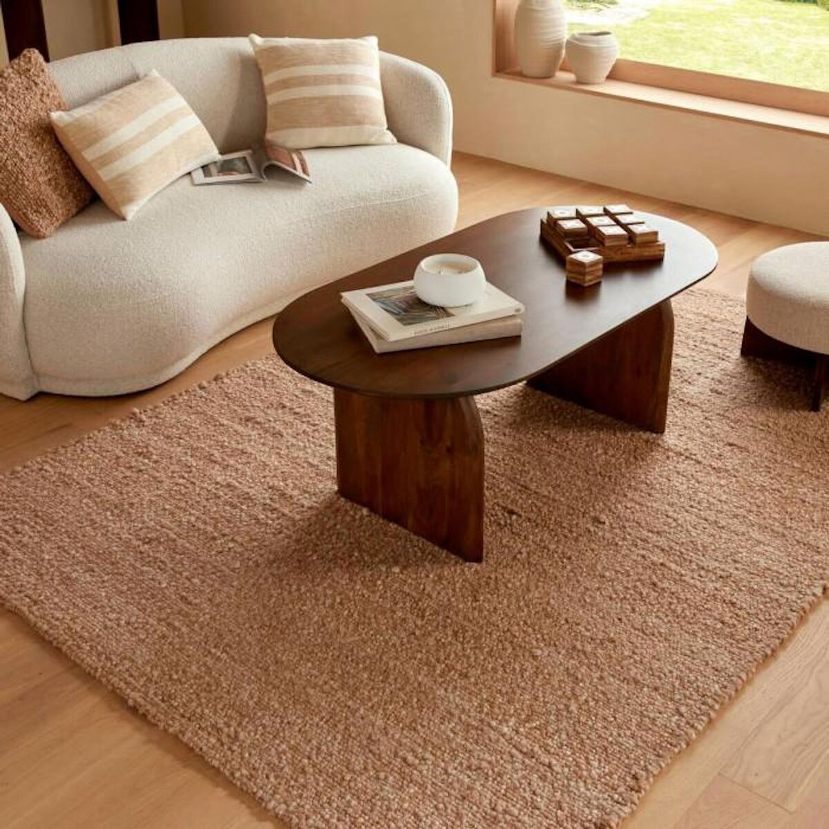 ATMOSPHERA Tapis Effet Laine  Volna  160x230cm Camel
