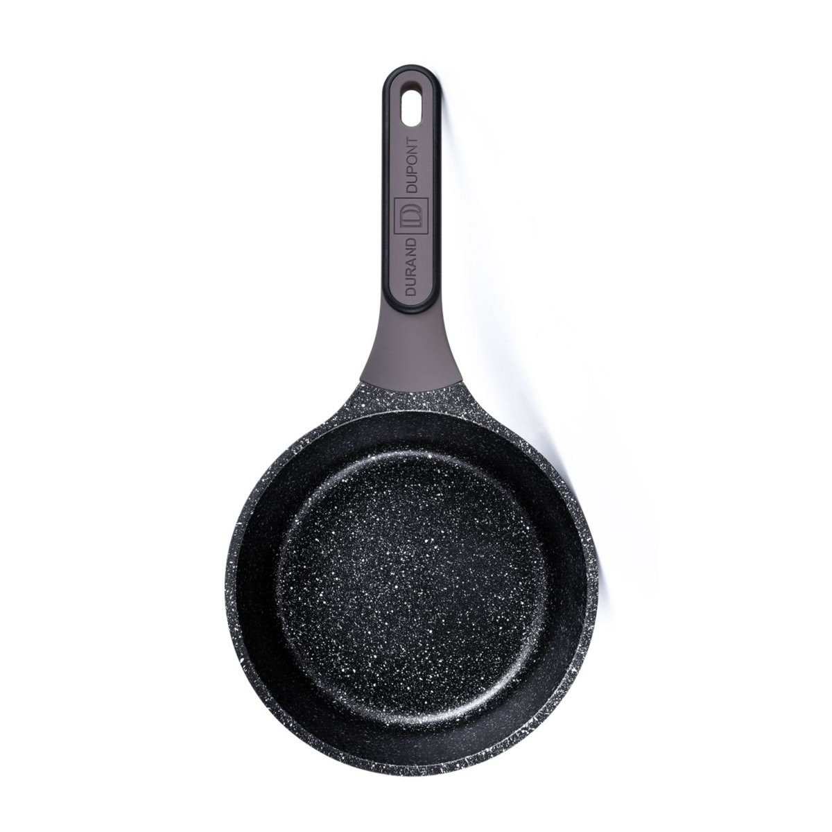 Fortus Casserole 18cm grise en fonte d'aluminium avec couvercle