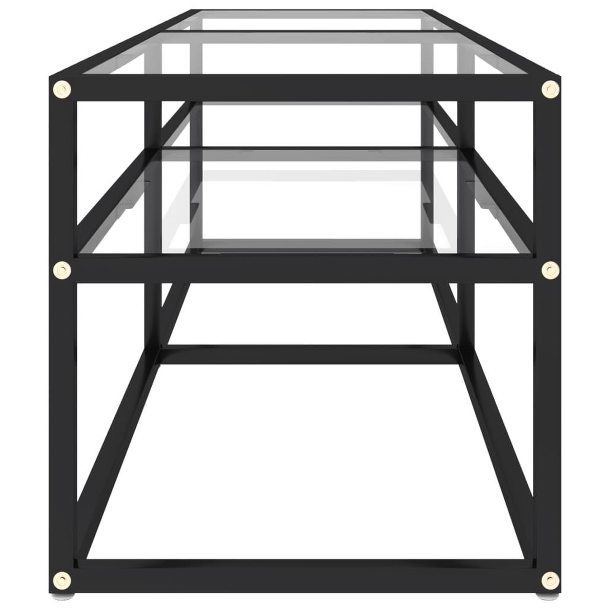 Voir la diapositive 4 : VIDAXL Meuble TV Transparent 140x40x40,5 cm Verre trempe
