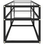 Voir la diapositive 4 : VIDAXL Meuble TV Transparent 140x40x40,5 cm Verre trempe