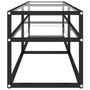 Voir la diapositive 4 : VIDAXL Meuble TV Transparent 140x40x40,5 cm Verre trempe