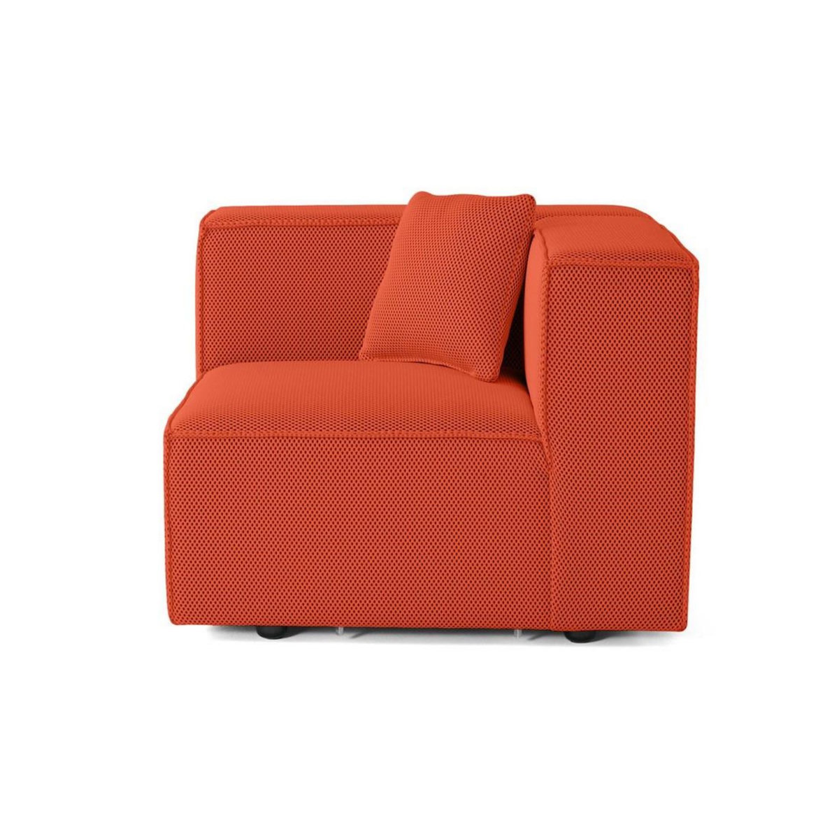 LISA DESIGN Arty - module d'assise gauche - en tissu mailles 3d