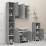 Voir la diapositive 4 : VIDAXL Armoire de bain Sonoma gris 30x30x179 cm Bois d'ingenierie
