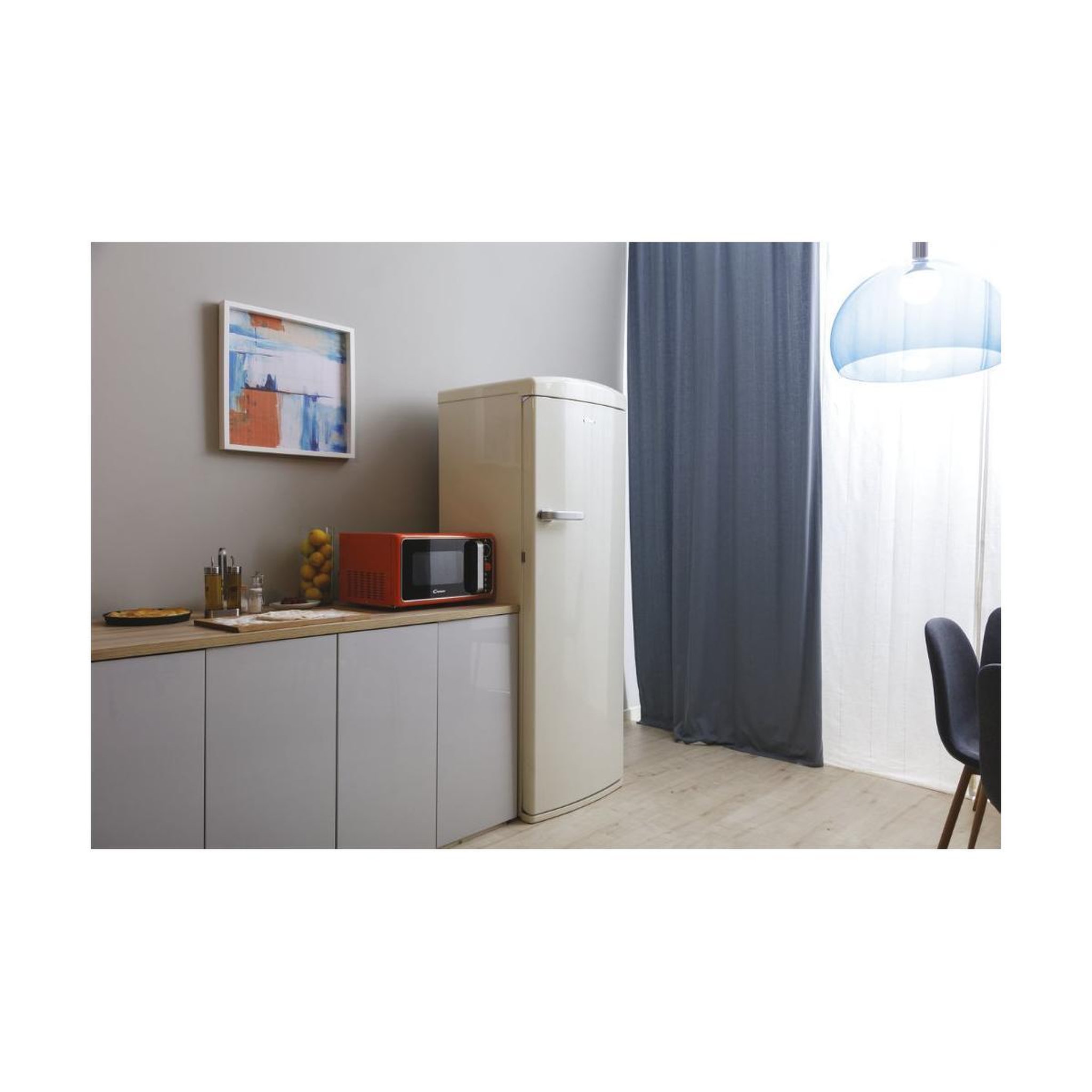 Voir la diapositive 3 : Candy Four à micro-ondes candy divo g20co à surface plane combiné 20 l 700 w orange