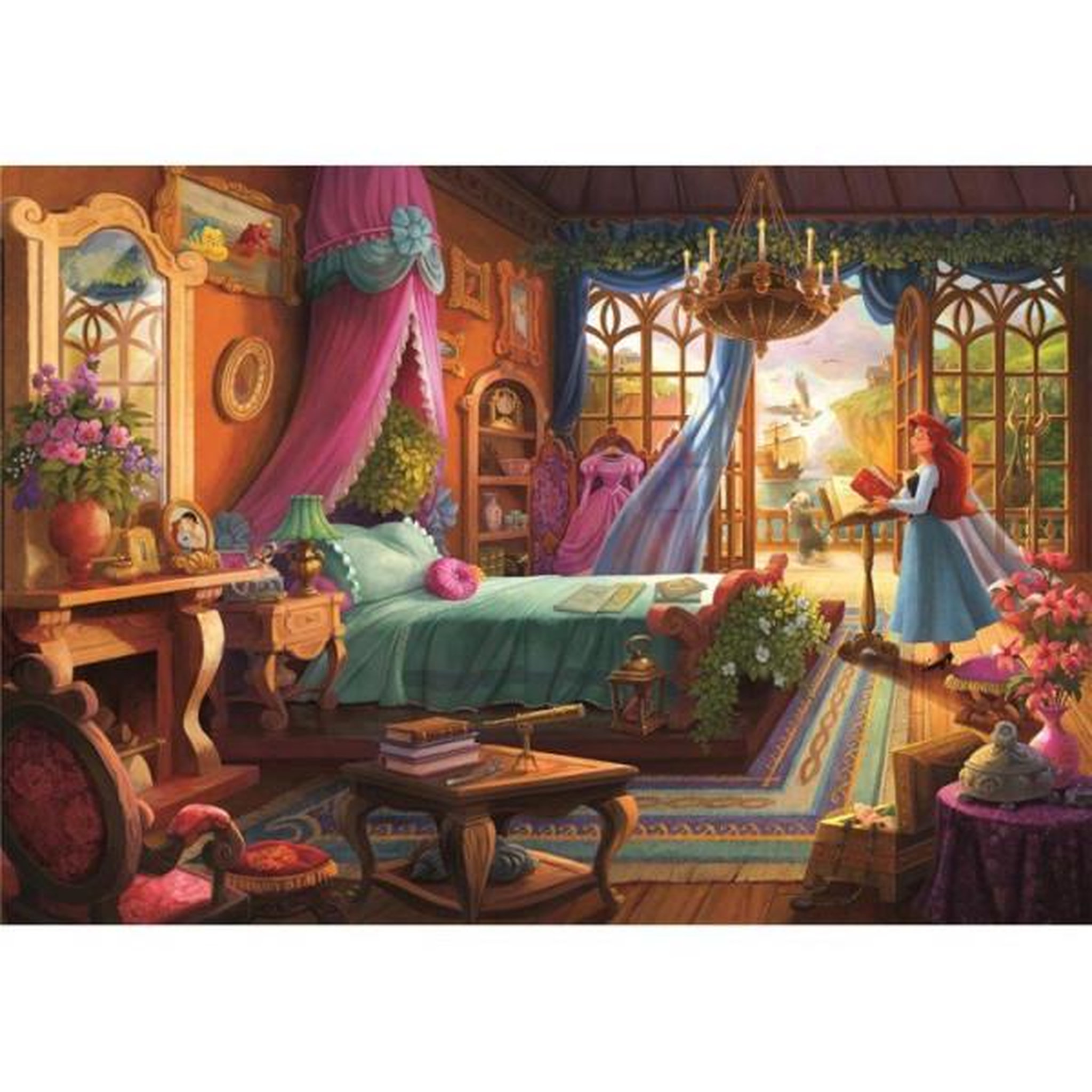 Voir la diapositive 2 : CLEMENTONI Puzzle 500 pièces Clementoni Ever After Ariel