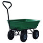 Voir la diapositive 2 : VIDAXL Chariot a main de jardin 300 kg 75 L Vert