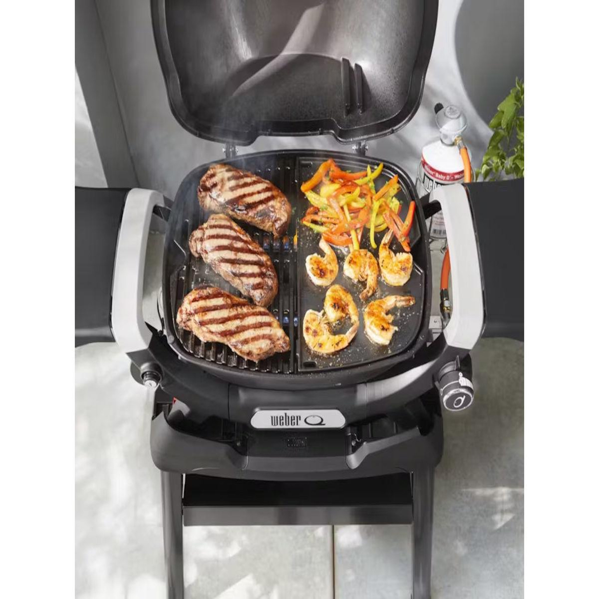 Voir la diapositive 2 : Weber Plancha (1/2) pour barbecue q1100n et q1200n - weber