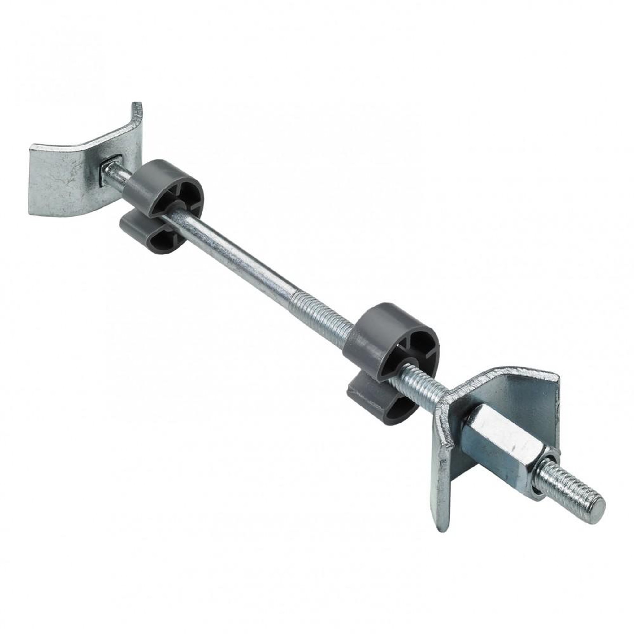 CENTRALE BRICO Lot de 2 raccords de plan de travail acier chromé HETTICH, l.150 mm