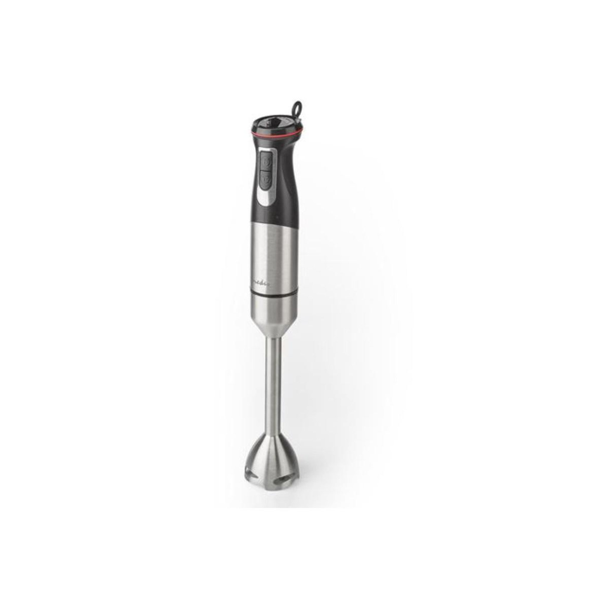 Voir la diapositive 4 : NEDIS Mixeur plongeant multifonction 800w aluminium /noir - kahb400cal