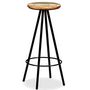 Voir la diapositive 5 : VIDAXL Ensemble de bar 3 pcs Bois de recuperation massif