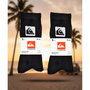 Voir la diapositive 4 : QUIKSILVER Quiksilver Pack de Chaussettes Homme Crew – Lot 6 Paires Sport Cushioned