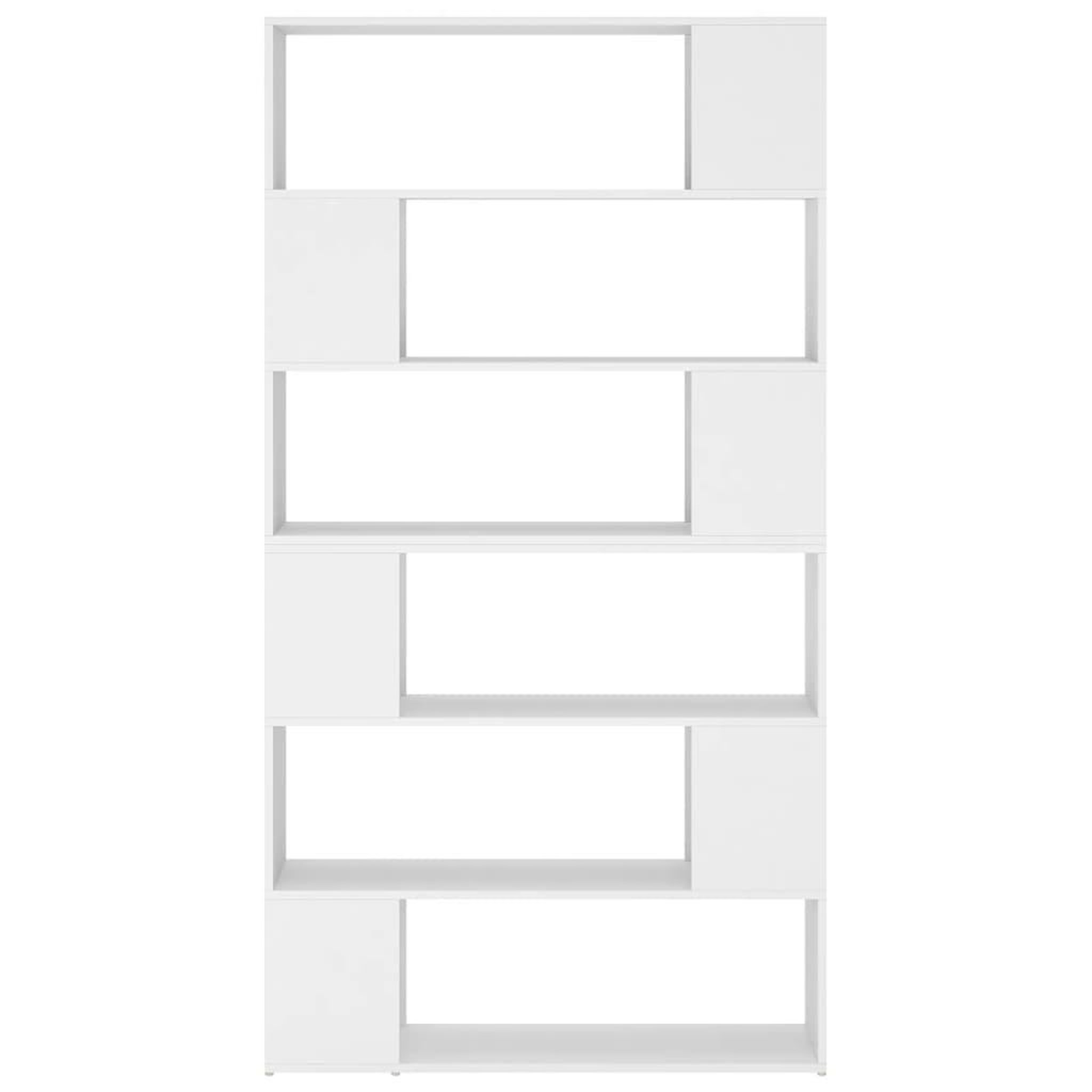 Voir la diapositive 5 : VIDAXL Bibliotheque/Separateur de piece Blanc 100x24x188 cm