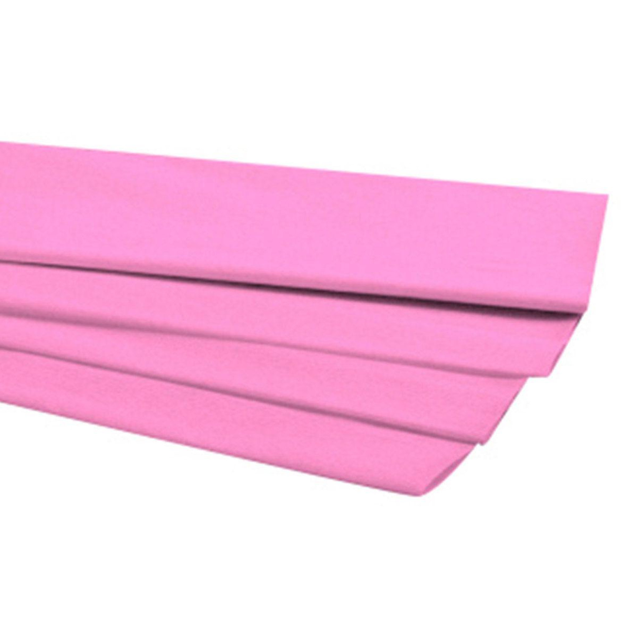 HOMEA Papier Crépon  Créatif  50x200cm Rose Clair