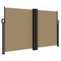 Voir la diapositive 2 : VIDAXL Auvent lateral retractable taupe 140x600 cm