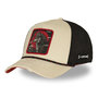 Voir la diapositive 1 : CAPSLAB Casquette trucker premium avec filet et patch Wise Wolf