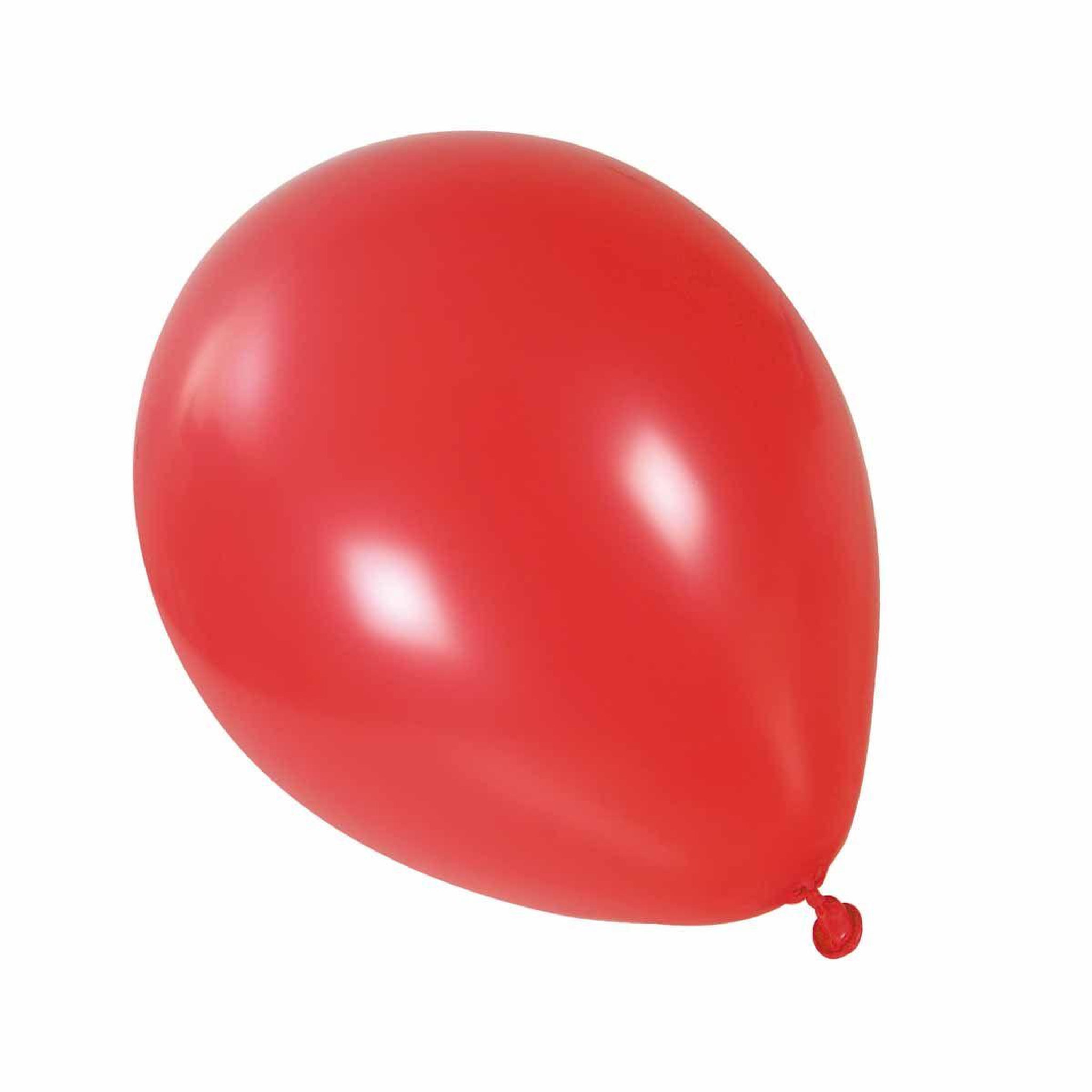 HOMEA Lot de 10 Ballons en Latex  Gonflables  30cm Rouge