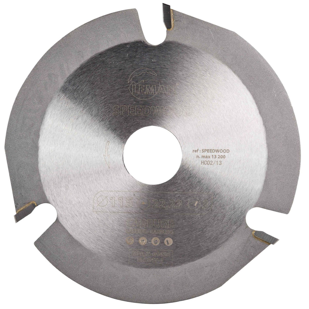 Leman Disque 115mm carbure speedwood