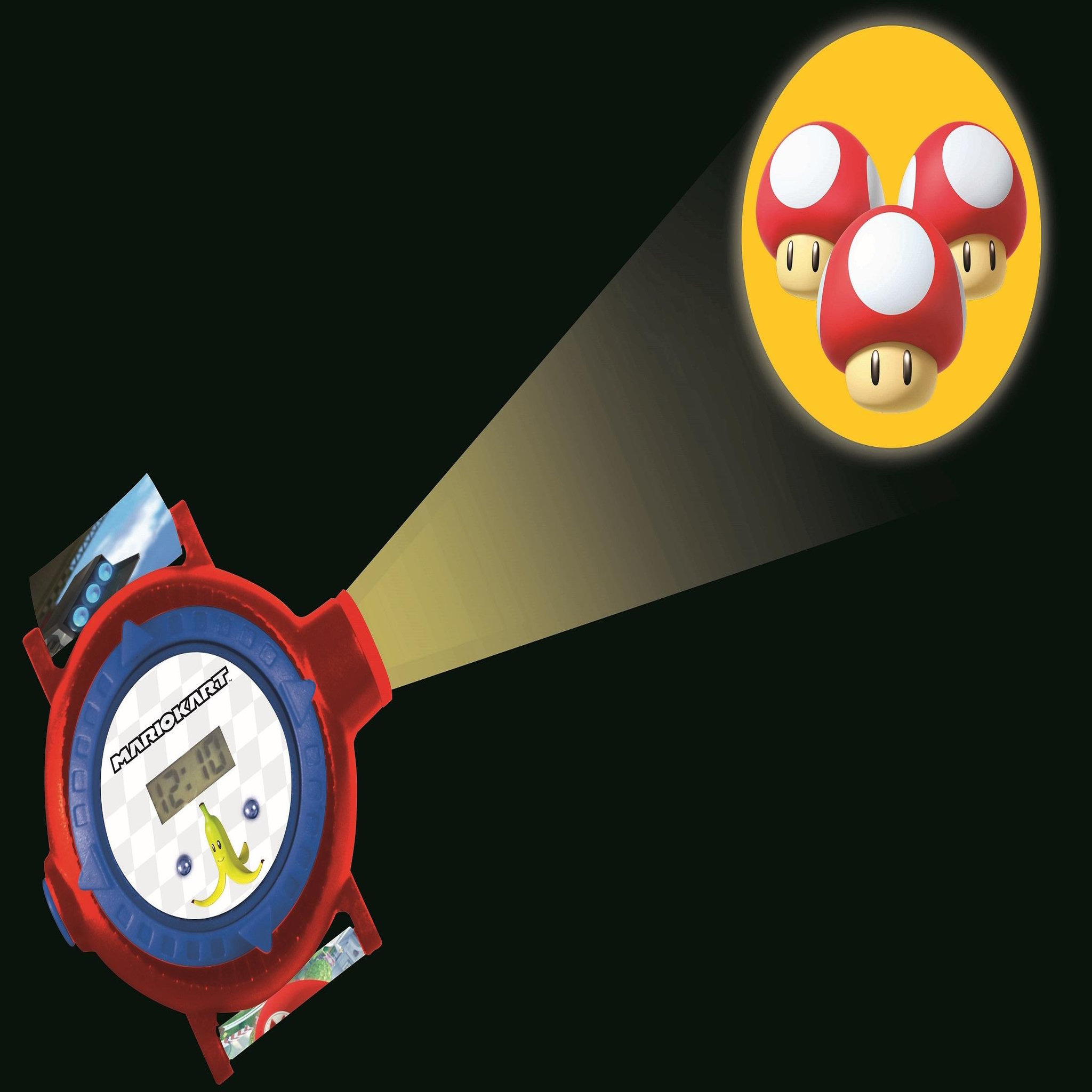 Voir la diapositive 5 : Lexibook Montre digitale avec projection Mario Kart