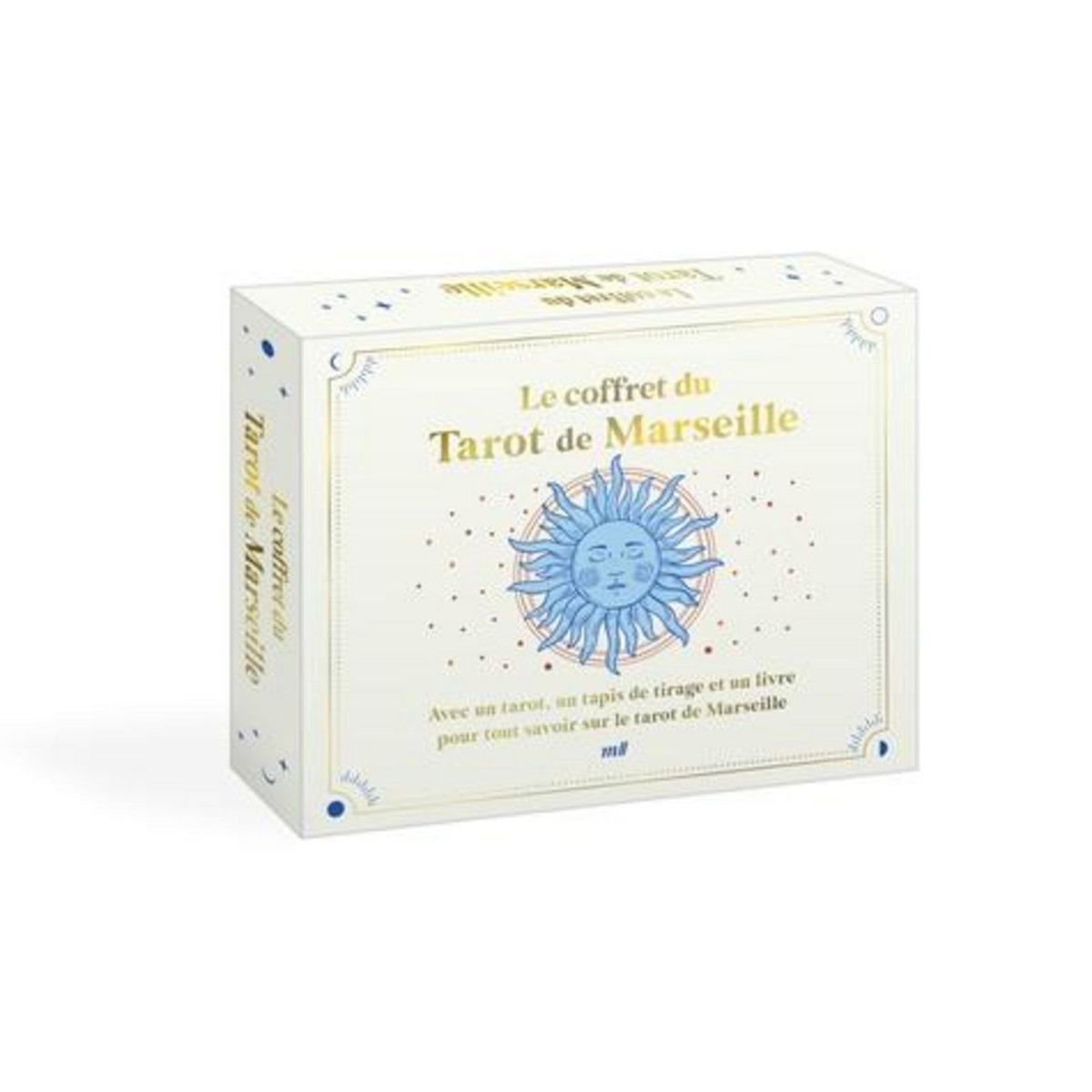 LE COFFRET DU TAROT DE MARSEILLE. AVEC UN TAROT, UN TAPIS DE TIRAGE ET UN LIVRE POUR TOUT SAVOIR SUR LE TAROT DE MARSEILLE, Potier Emmeline