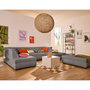 Voir la diapositive 1 : LISA DESIGN Vermont - canapé panoramique d'angle gauche - 7 places - convertible avec coffre - en velours côtelé