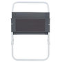 Voir la diapositive 3 : The Home Deco Factory Chaise de Plage pliante Bella Vita - Blanc et Gris