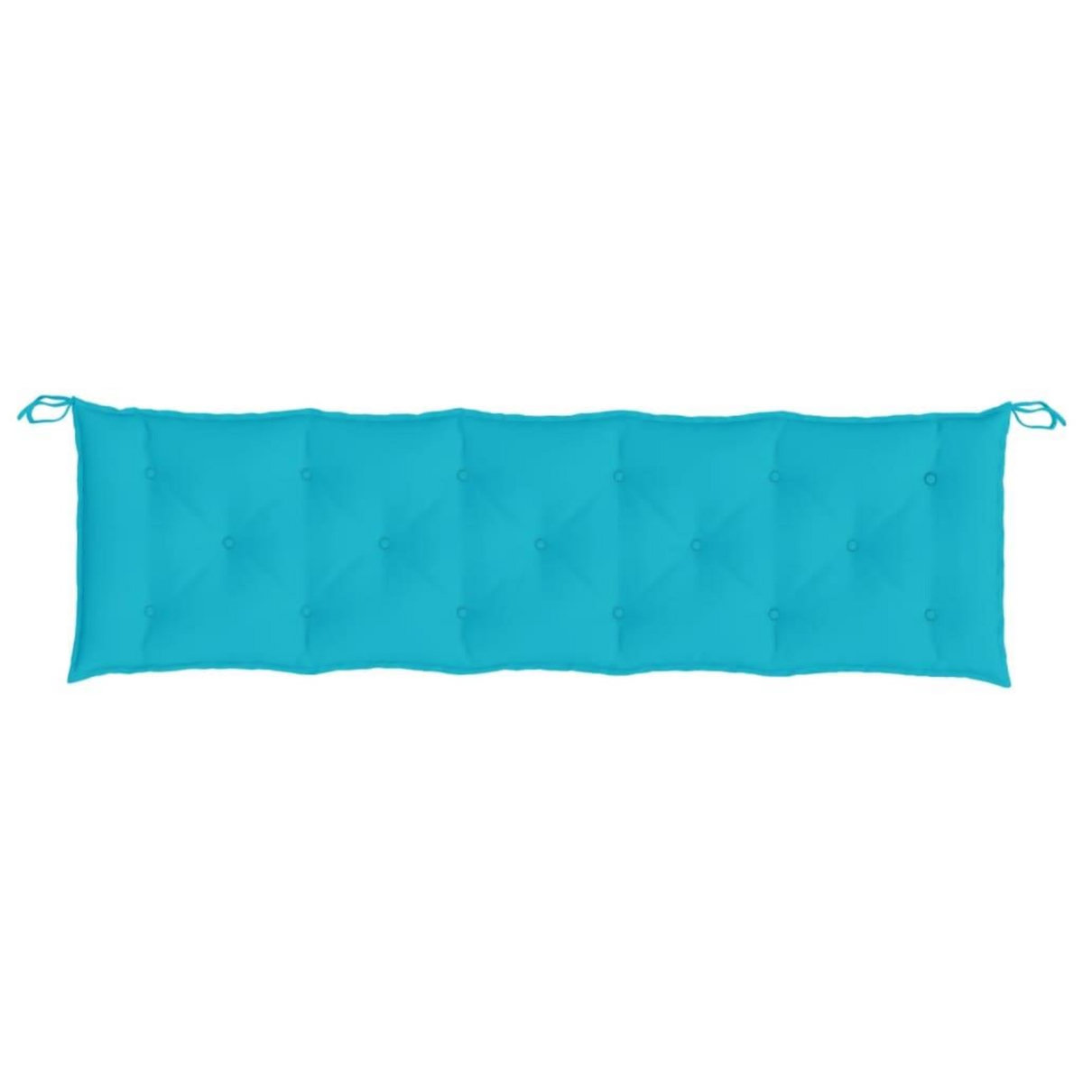 VIDAXL Coussin de banc de jardin turquoise 180x50x7 cm tissu oxford