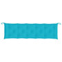Voir la diapositive 4 : VIDAXL Coussin de banc de jardin turquoise 180x50x7 cm tissu oxford