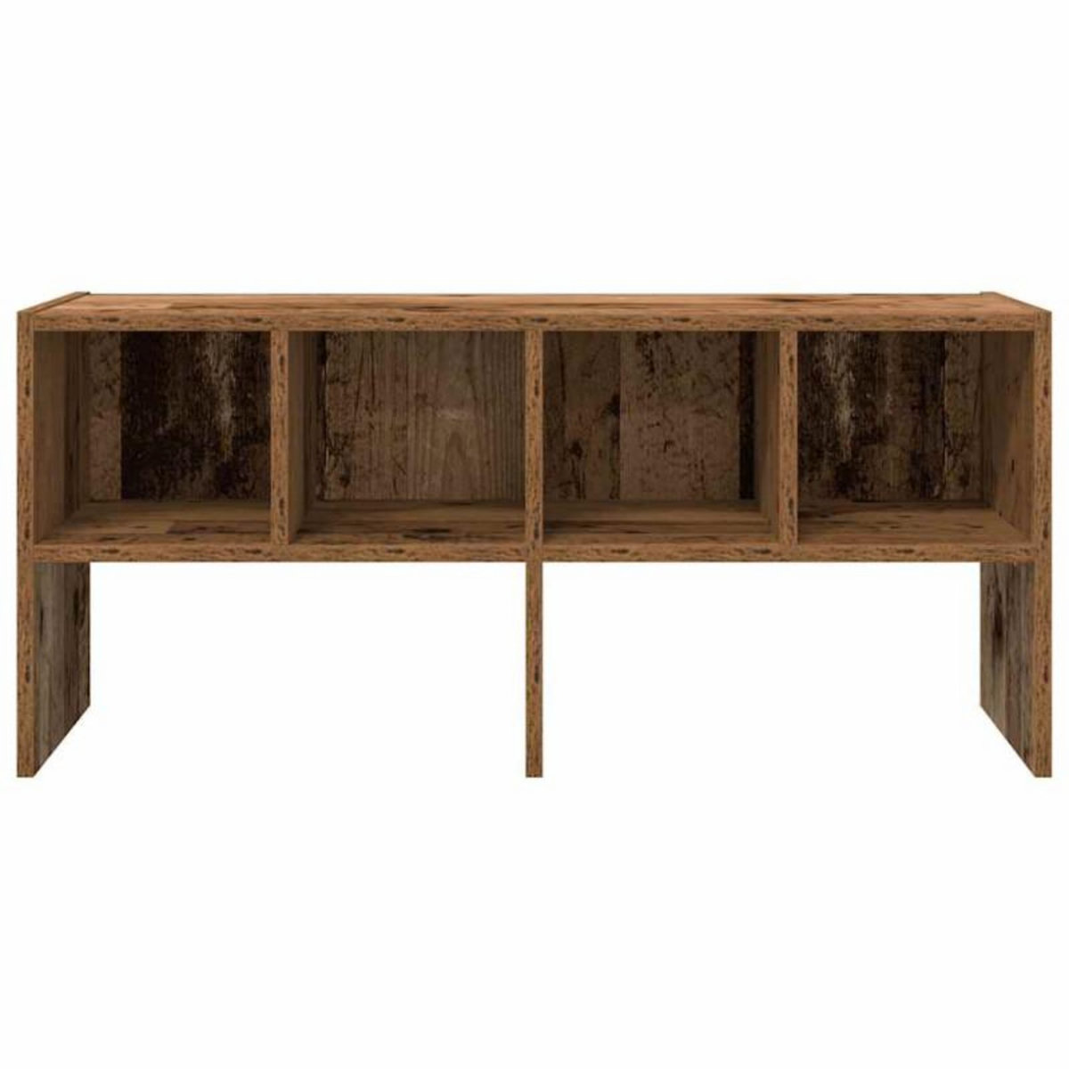 VIDAXL Étagère à chaussures empilable vieux bois 89,5x30x40 cm