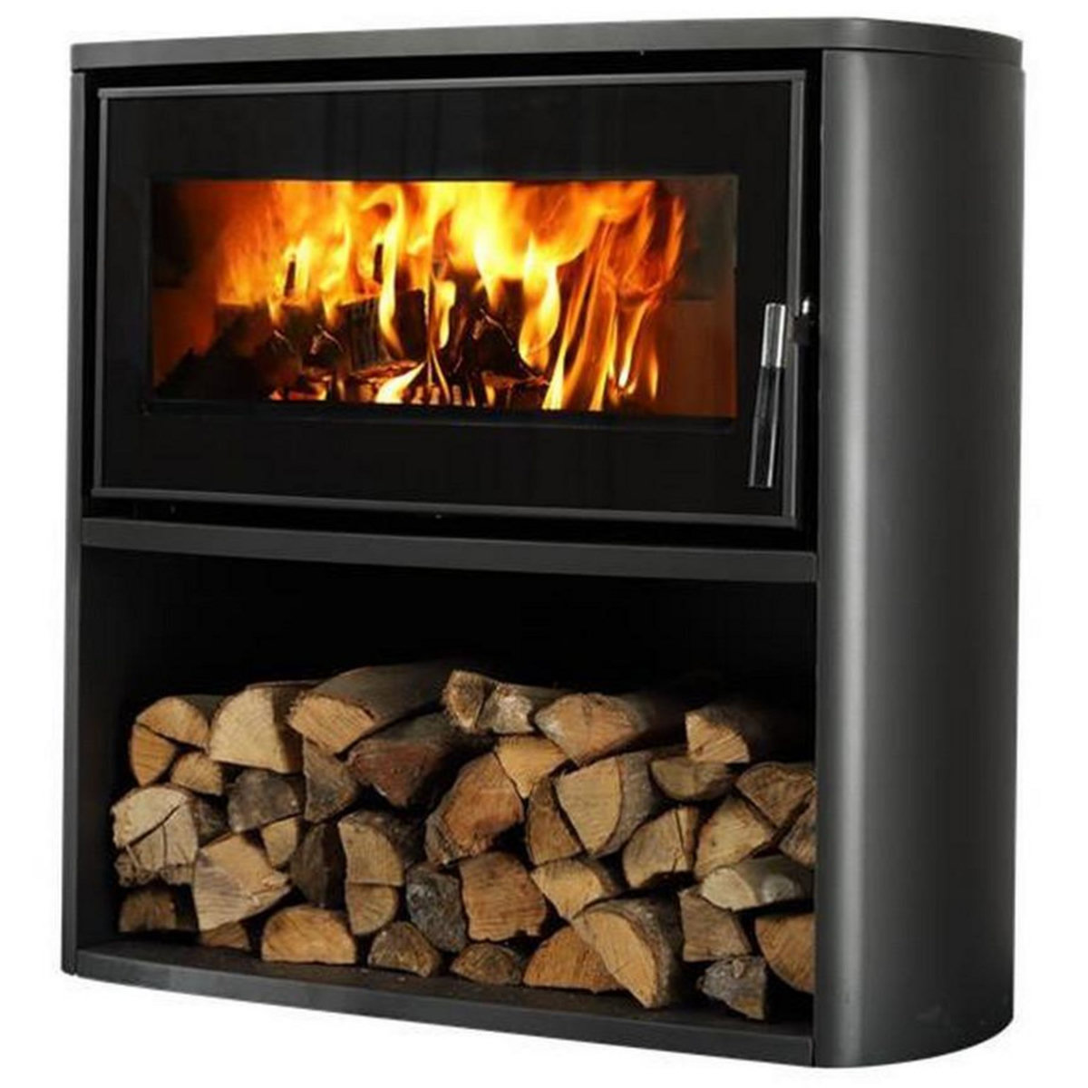 Supra Poêle à bois 7.7kw noir - fr9010570b