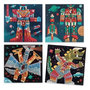 Voir la diapositive 2 : Djeco Collages Mosaiques Space battle
