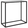Voir la diapositive 1 : VIDAXL Table console Transparent 80x35x75 cm Verre trempe