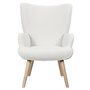 Voir la diapositive 3 : The Home Deco Factory Fauteuil de salon en bouclette RHEA