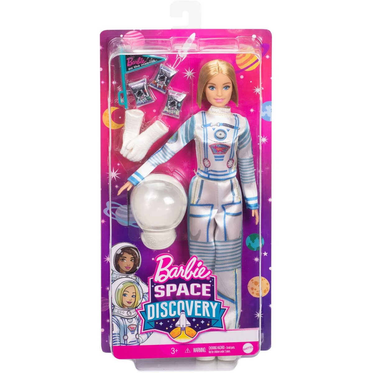 BARBIE Poup e Barbie astronaute pas cher Auchan