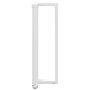 Voir la diapositive 5 : VIDAXL Pieds de table de bar forme de T 2 pcs blanc 50x35x(110-111) cm
