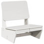 Voir la diapositive 2 : VIDAXL Chaise de jardin blanc 60x64x70,5 cm bois de pin massif